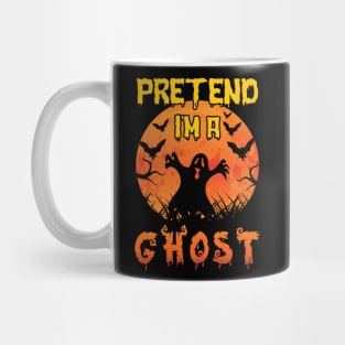 Lazy Halloween Costume Funny Pretend I'm A Ghost Mug